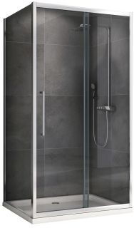 Душевой уголок ABBER Schwarzer Diamant AG30170H-S80 170x80см хром